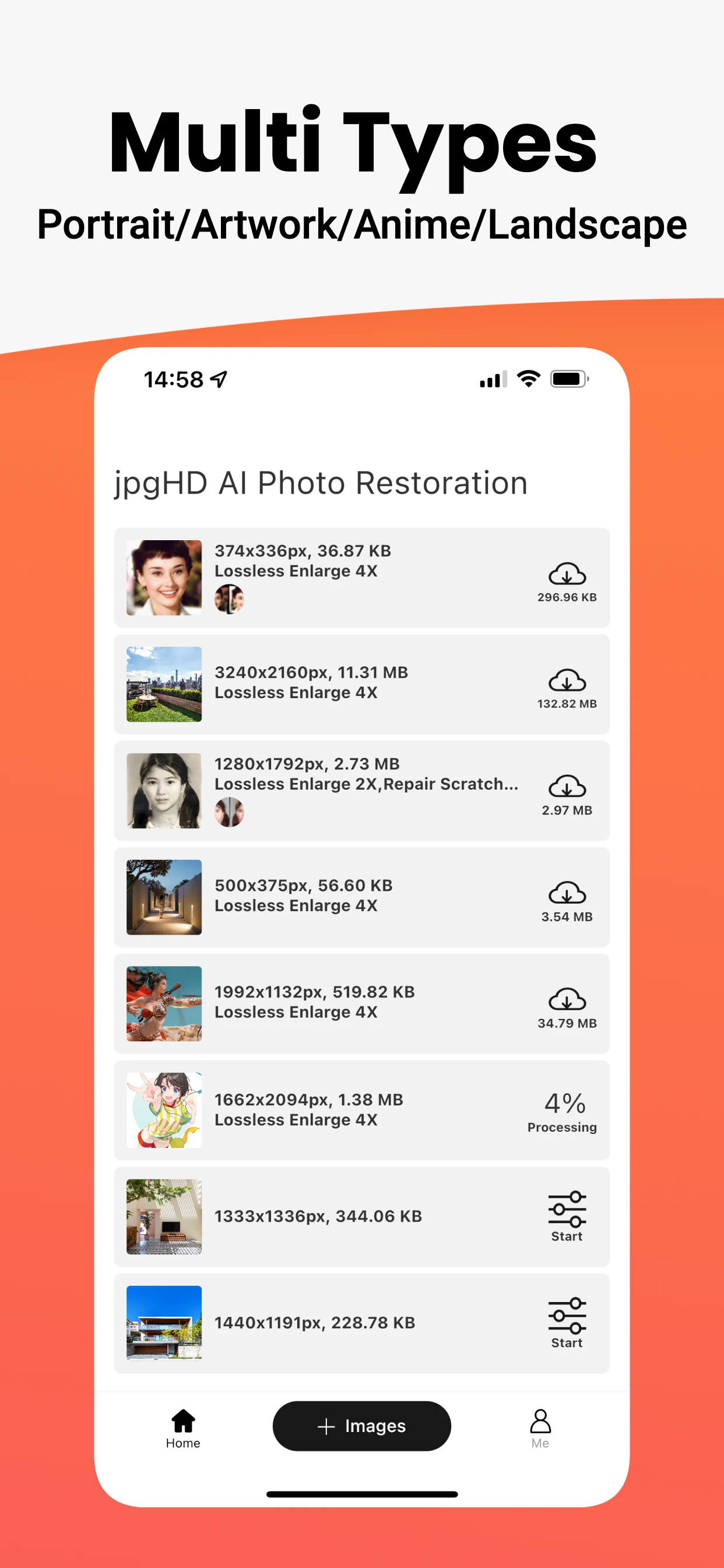 jpgHD AI Photo Restoration screenshot