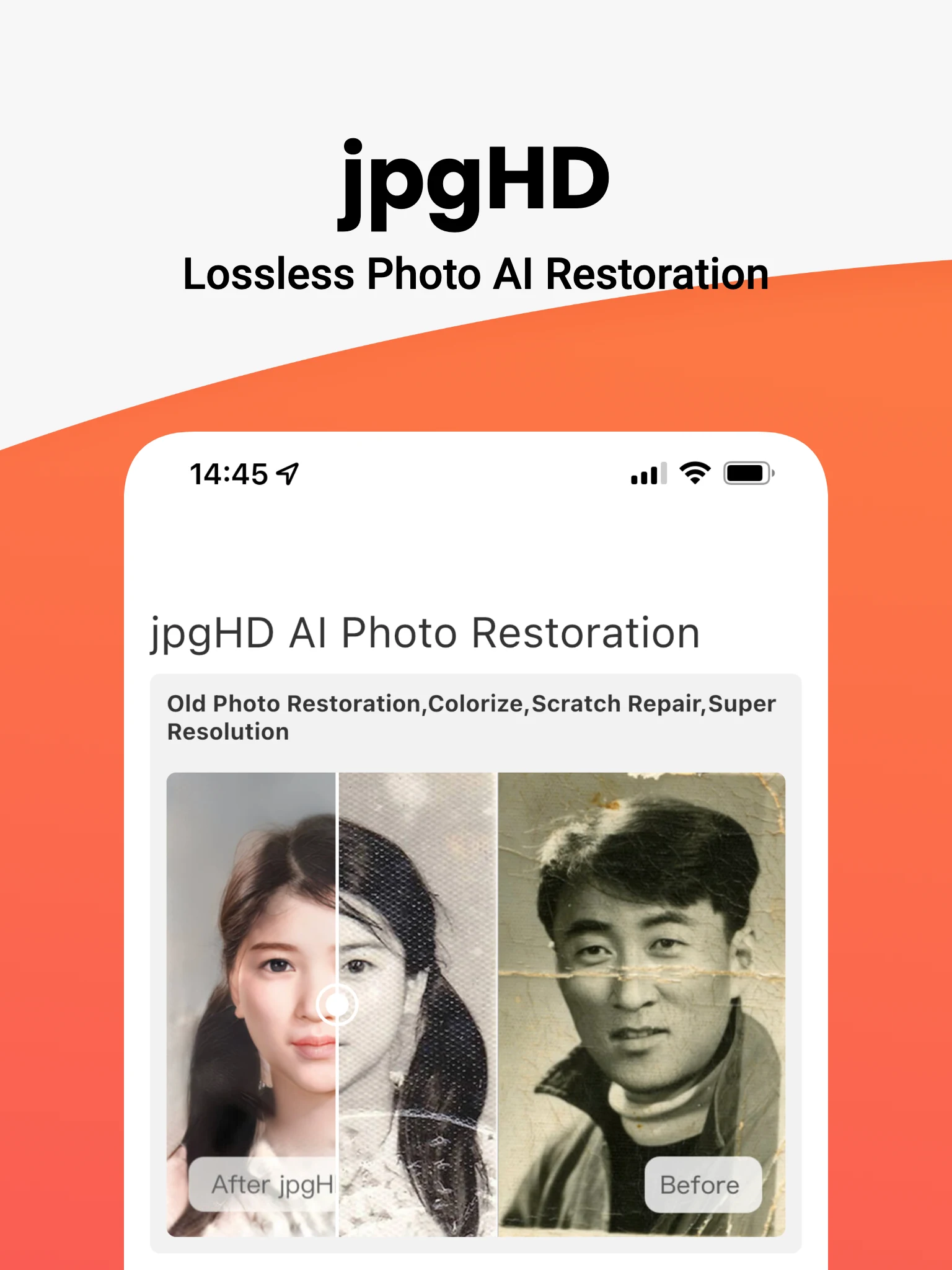 jpgHD AI Photo Restoration screenshot