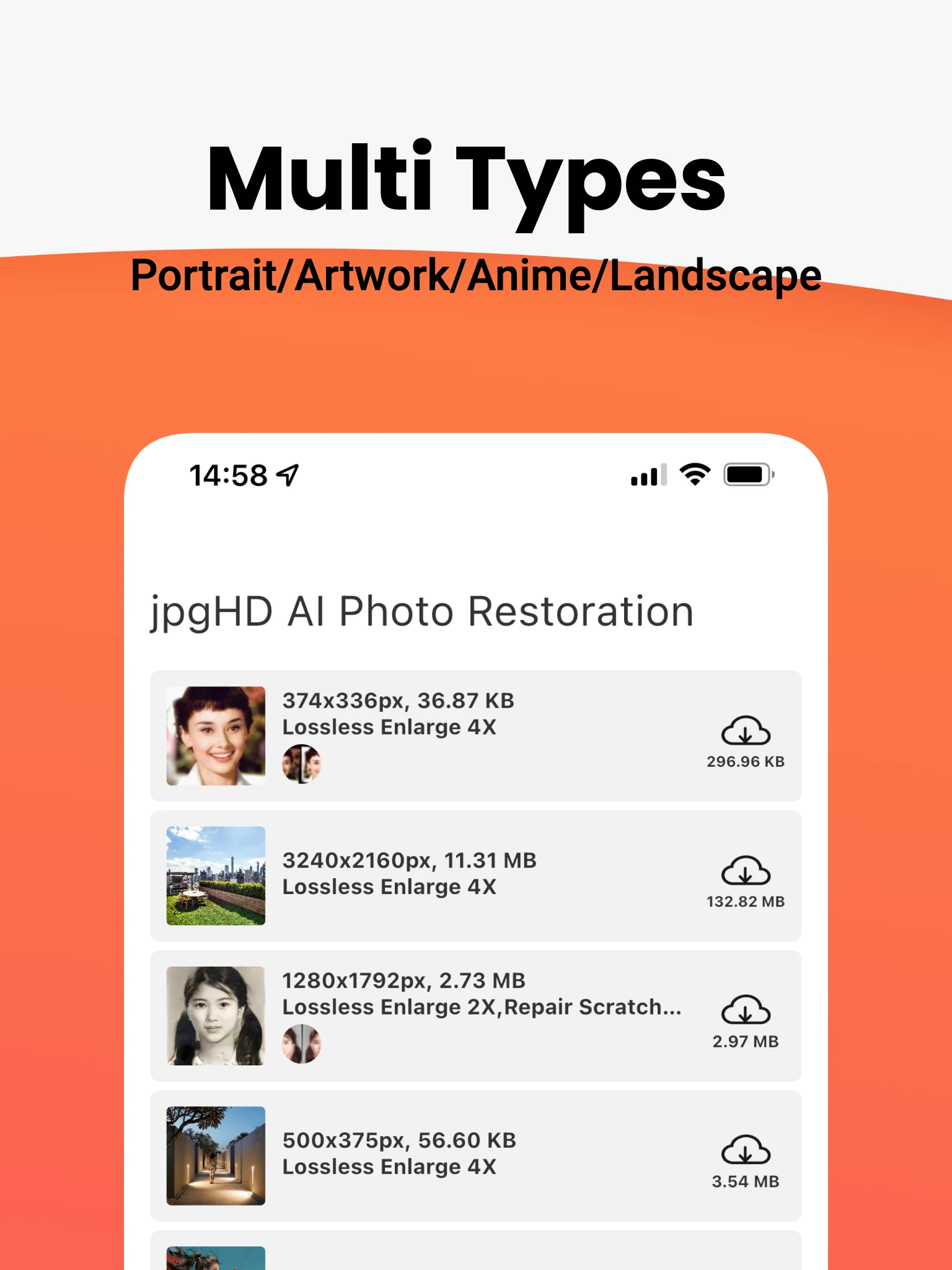 jpgHD AI Photo Restoration screenshot